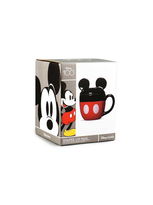 Paladone Disney Mickey Mouse Cană din ceramică cu capac 420ml, 04880