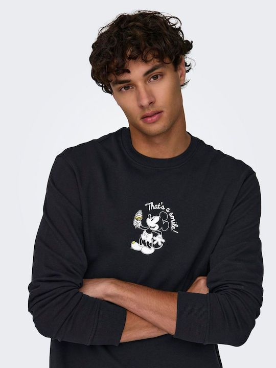 Only & Sons Men's Sweatshirt Black