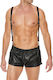 Shots Leather Ανδρικό Harness Μαύρο