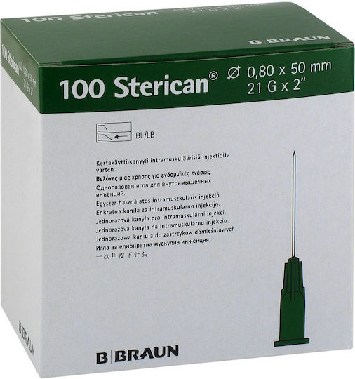 Sterican B.braun 21g X 50mm Einwegnadeln Sterican B.braun 21g X 50mm