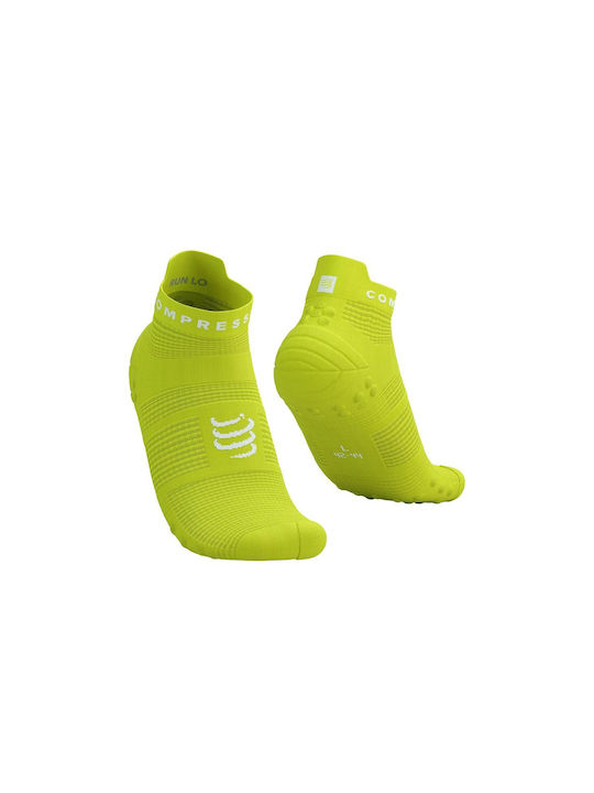 Compressport Pro Racing Socks V4.0 Run Low Green Sheen/white