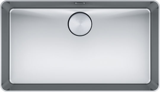 Franke Mythos Myx 210-70 Drop-In Kitchen Sink Inox Silver M71.2xP41.2cm