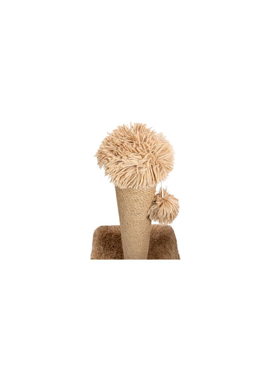 Gloriapets Cat Scratching Post Beige 34x34x55cm.