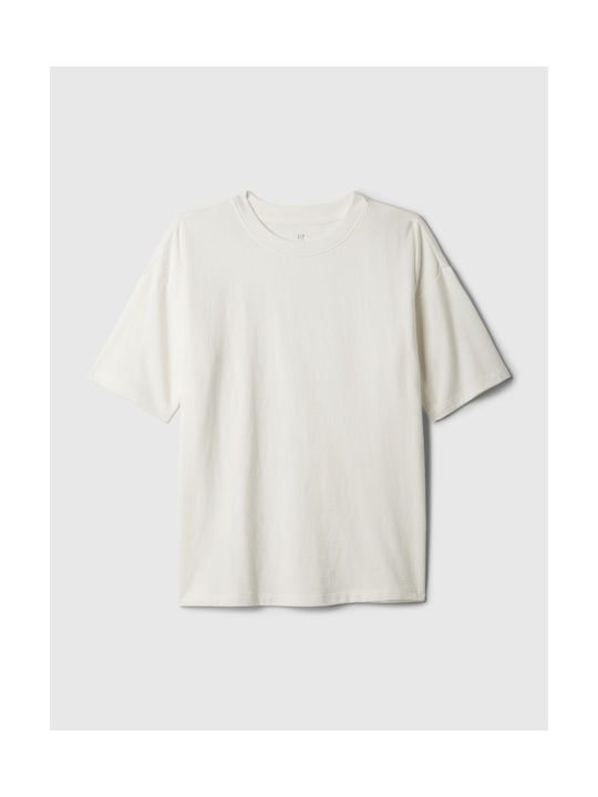 GAP Παιδικό T-shirt Off White