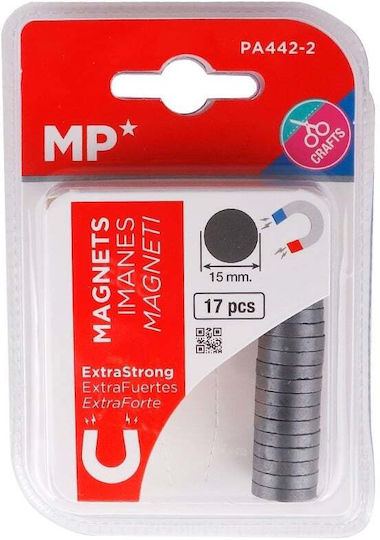 Madrid Papel Round Magnet L15xW15mm 17pcs