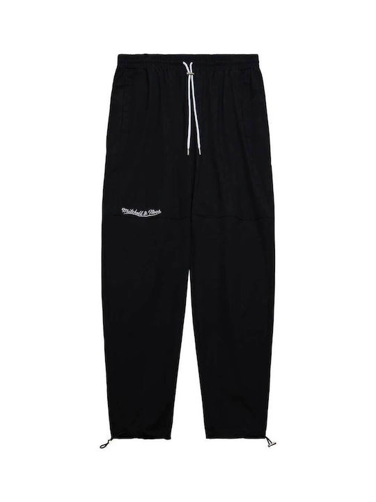 Mitchell & Ness Nostalgia Co. Branded Nylon Pants - Black-mn-pwup6553-124-black