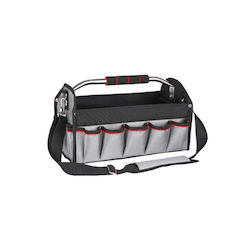 Kraft & Dele KD-2045 Open Top Over the Shoulder Tool Bag Black