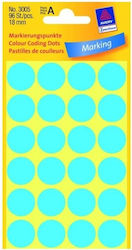 Etichete rotunde autoadezive - albastru (96 buc) - Avery Zweckform