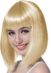 Wig Blond With Bob And Bangs
