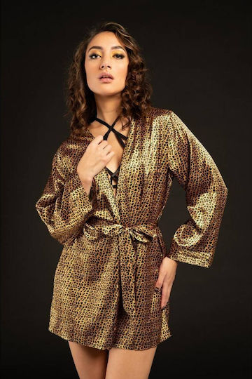 Λεοπάρ Γυναικείο Κιμονό - Panthra Mahsa Kimono Leopard