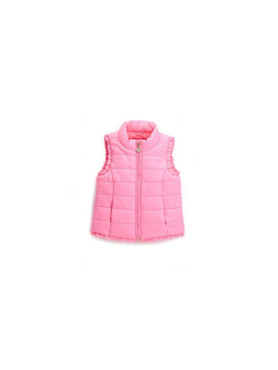 Original Marines Jacket Sleeveless Jacket Kids Girl Casual Pink Original Marines