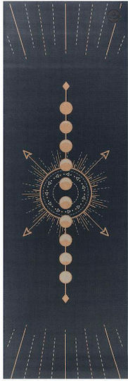 Bodhi Yoga Mat Leela "lunalign" - Midnight Blue 183 X 60 Cm, 4.5 Mm Weight: 1,4 Kg