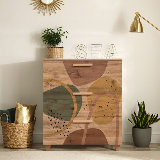 Συρταριέρα Leva Gravis 869vel3480 80x43x95cm Multi