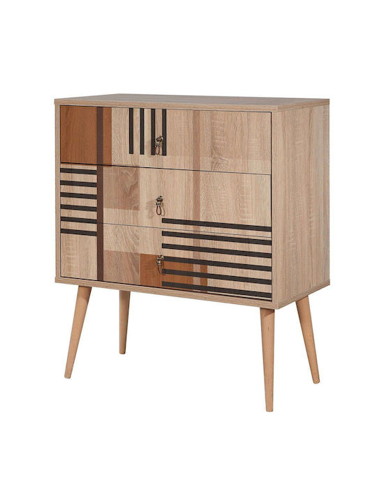 Drawer City Trio 869vel3469 80x40x89cm Multi