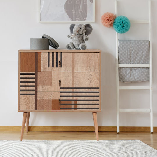 Schublade City Trio 869vel3469 80x40x89cm Multi