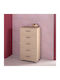 Wooden Chest of Drawers with 5 Drawers Oaks 60x45x90cm