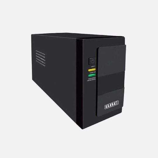 GBC V1200X UPS Off-Line 1200VA 720W με 2 Πρίζες