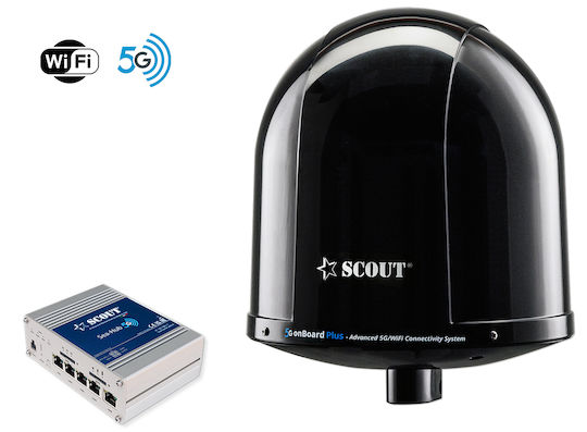 Scout® Advanced 5g/wifi Connectivity System 5g Onboard Plus Black (for Europe, The Middle East, Africa, Oceania, Brazil)