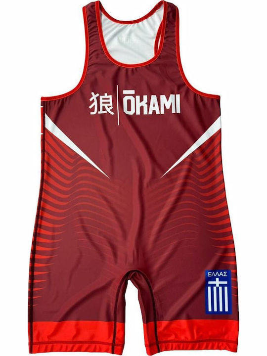 Okami Children's Swimwear -red
