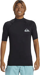 Rash Guard Quiksilver Men's Everyday Short Sleeve Upf 50 Surf Tee Black