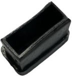 Black Recessed Plastic Cap 30x15 Piece