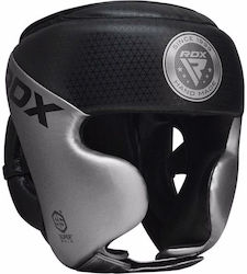 Rdx L1 Mark Pro Cheek Boxing Training Kopfschutz Schwarz/Silber