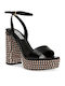 Σανδάλια Steve Madden La Verne Sandal Sm11002976-02002-001 Black Σανδάλια Steve Madden