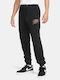 Sweatpants with Elastic Black