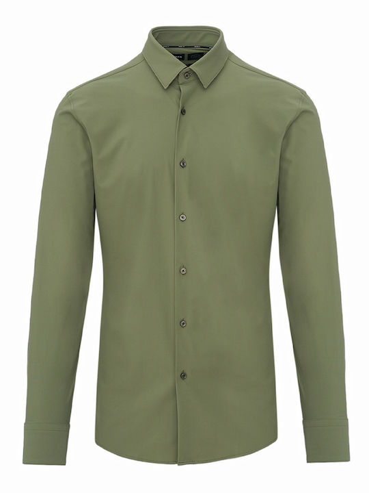 Hugo Boss Men's Shirt Long Sleeve Green