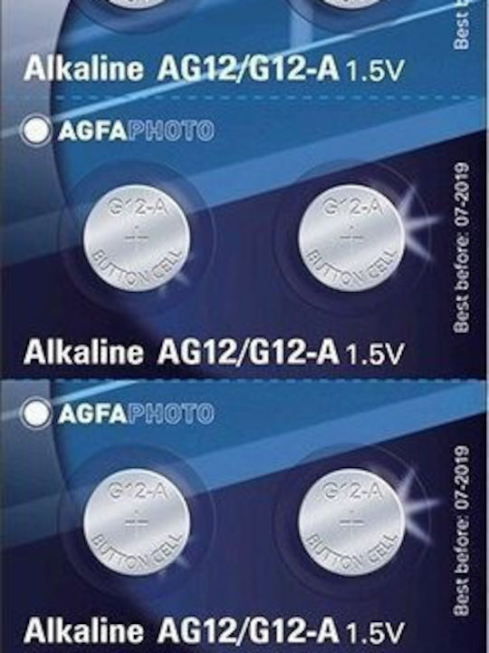 AgfaPhoto Baterii Alkaline Pentru Ceasuri LR43 3V 10 Buc