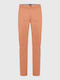 Funky Buddha Men's Trousers Chino in Regular Fit Orange