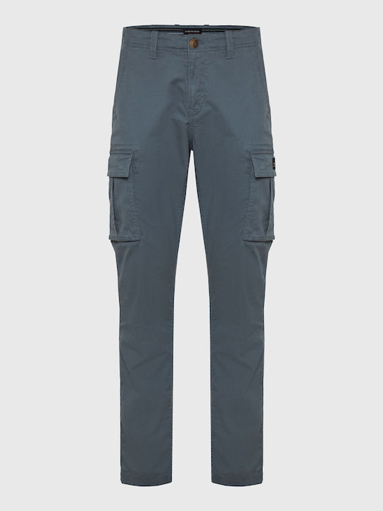 Funky Buddha Herrenhose Cargo in Normaler Passform Blau