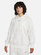 Nike Long-Sleeve Top W Nsw Phnx Flc Os Po Hoodie White Women