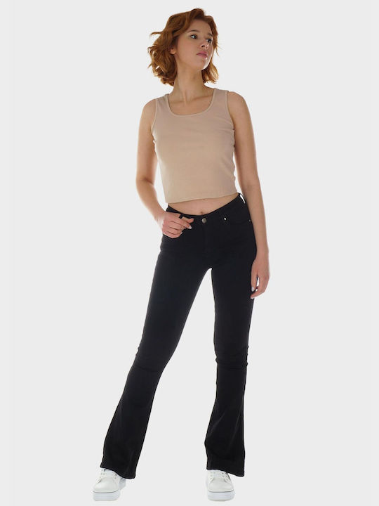 G Secret Women's Jean Trousers in Bootcut Fit Black