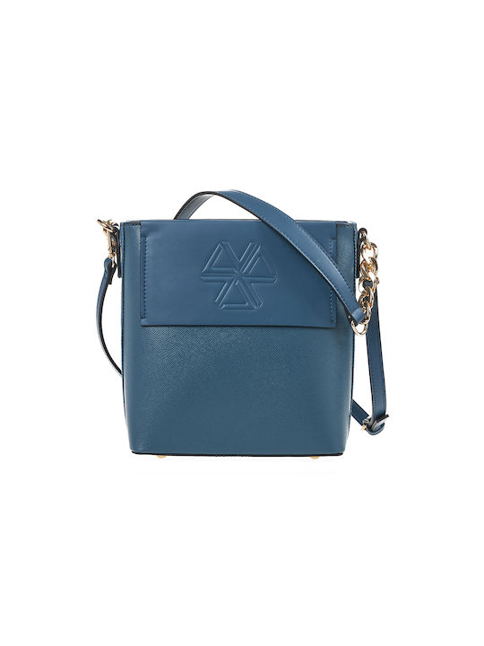 Verde Damen Tasche Schulter Blau