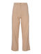 Women's Fabric Trousers Beige