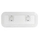 Osculati Ușă de punte a bărcii Rectangular cu Diametru 250mm L250xL250mm Alb Culoare