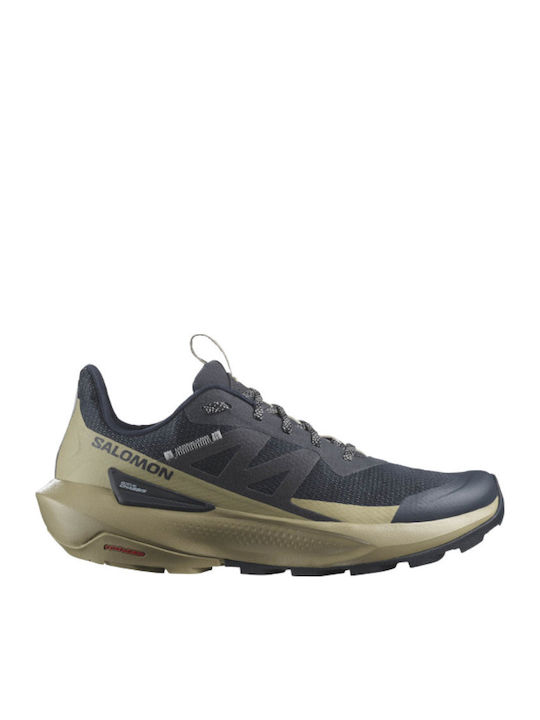 Salomon Elixir Activ Men's Hiking Shoes Carbon Slate Green Glacier Gray