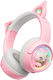 Onikuma B5 Über Ohr Gaming-Headset mit Verbindung Bluetooth Rosa
