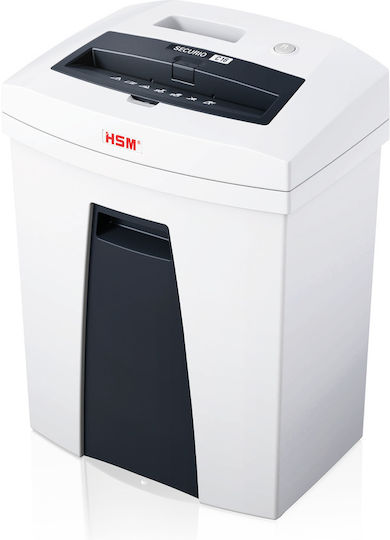 Hsm Document Shredder Cross Cut 6 - 7 Sheets With 25 L Bucket Securio C16 Document Shredder - 4 X 25 Mm
