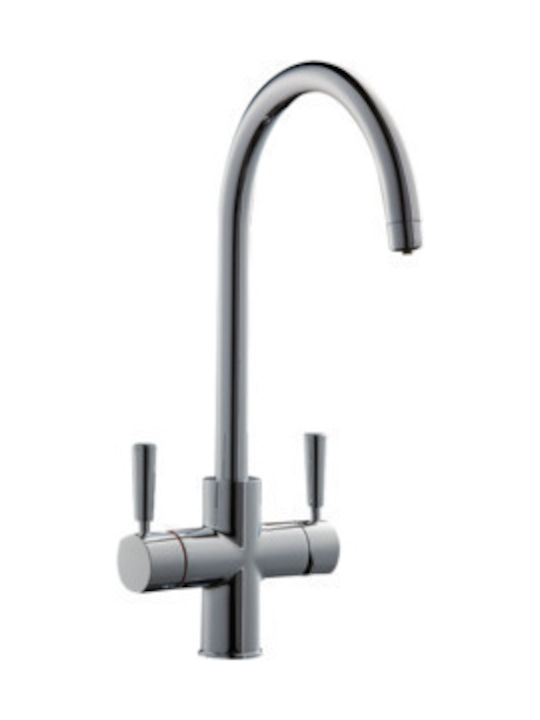 Redring Kitchen Faucet Counter Silver