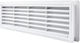 El02-127 Door Grille 115x430mm, White
