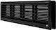 El02-129 Door Grille 115x430mm, Black