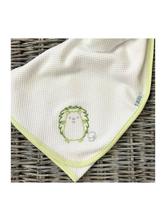 Bunny Bebe Swaddle Wrap White