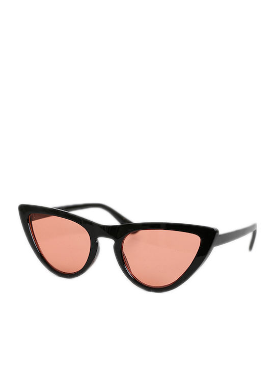 Looks Style Eyewear Γυαλιά Ηλίου Μαύρα με Κοκκάλινο Σκελετό