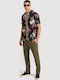 Trousers Chino Elastic in Regular Fit Khaki