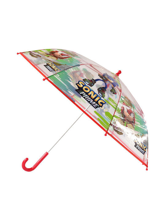 Sonic The Hedgehog Manual Transparent Umbrella 48cm 12 Τεμ.