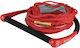 Ronix Handle Combo 1.0 - Tpr Grip 1 In. Dia. W/65ft. 4-sect. Pe Rope - Red