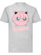 Grey Tshirt Tshirt Pokemon Jigglypuff Original Fruit Of The Loom 100% Cotton No22