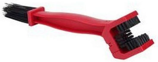 Double Chain Cleaning Brush Bicycle 2 Functions Front Rear - L9482.0 Lampa Red